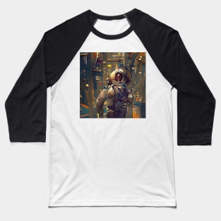 astronaut standing in space station Baseball T-Shirt